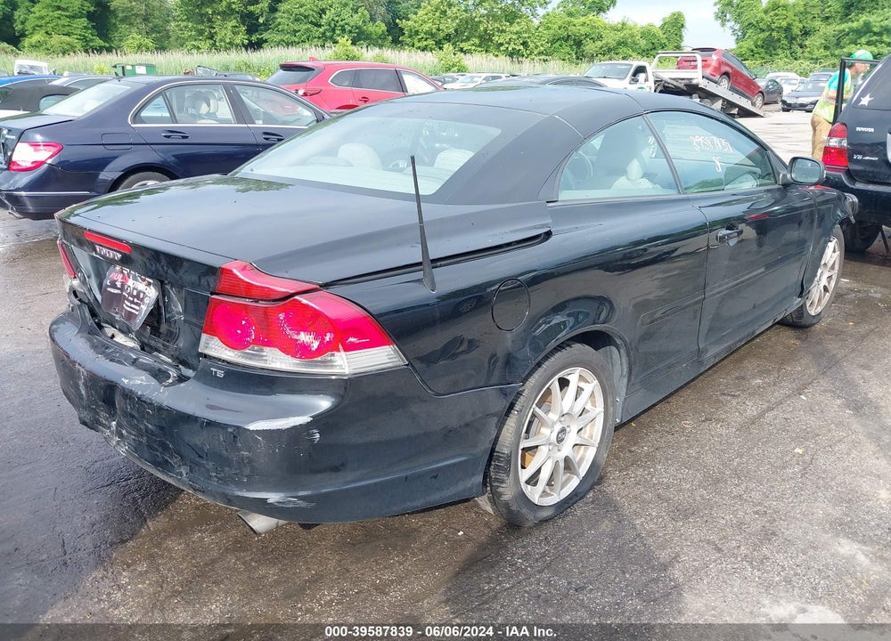 2008 VOLVO C70 T5 VIN: YV1MC67258J053487