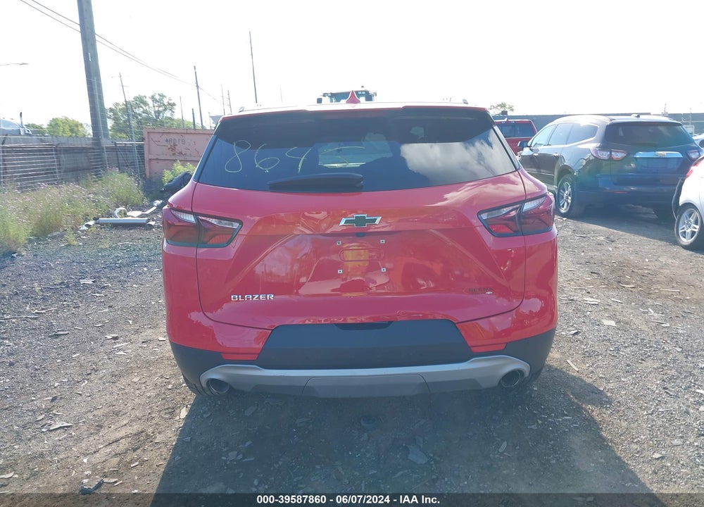 2020 CHEVROLET BLAZER FWD 2LT VIN: 3GNKBCRS8LS698645