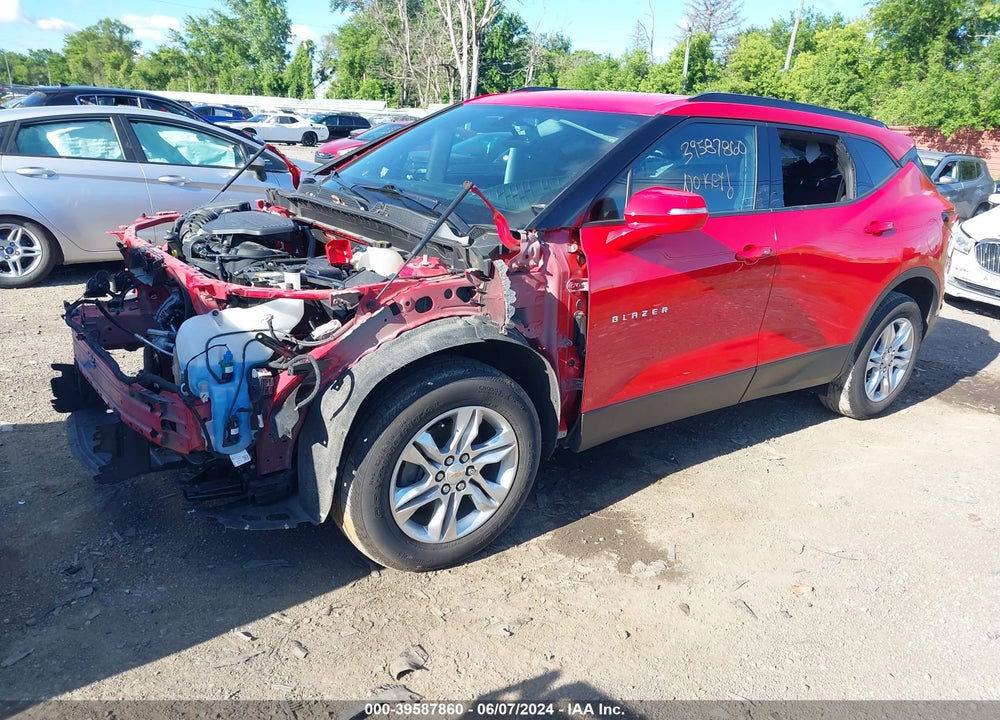 2020 CHEVROLET BLAZER FWD 2LT VIN: 3GNKBCRS8LS698645