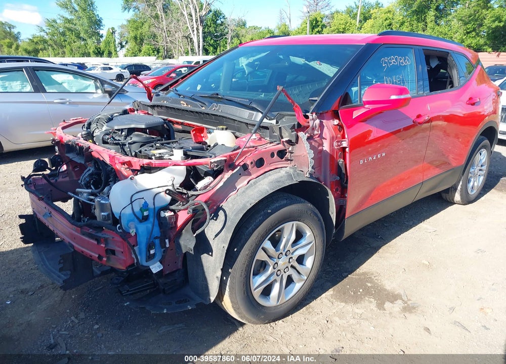 2020 CHEVROLET BLAZER FWD 2LT VIN: 3GNKBCRS8LS698645