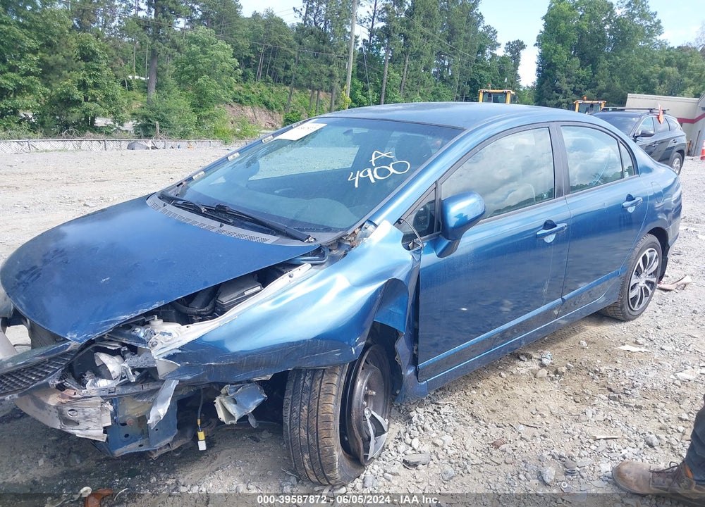 2011 HONDA CIVIC LX VIN: 2HGFA1F52BH524900