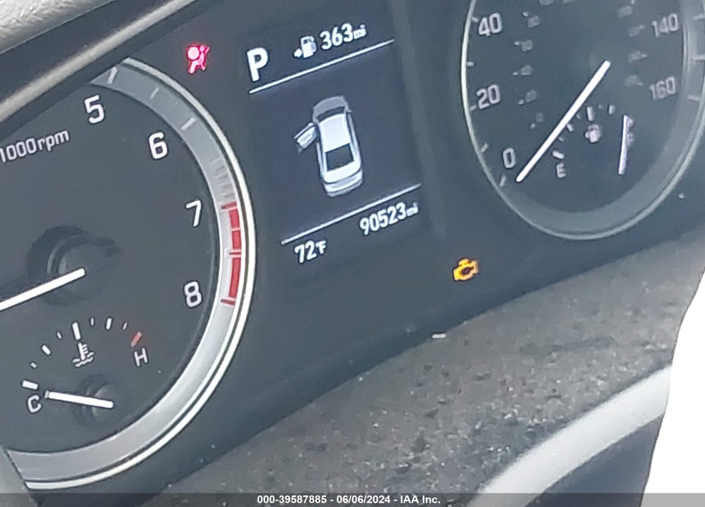 2019 HYUNDAI SONATA SE VIN: 5NPE24AF5KH737341