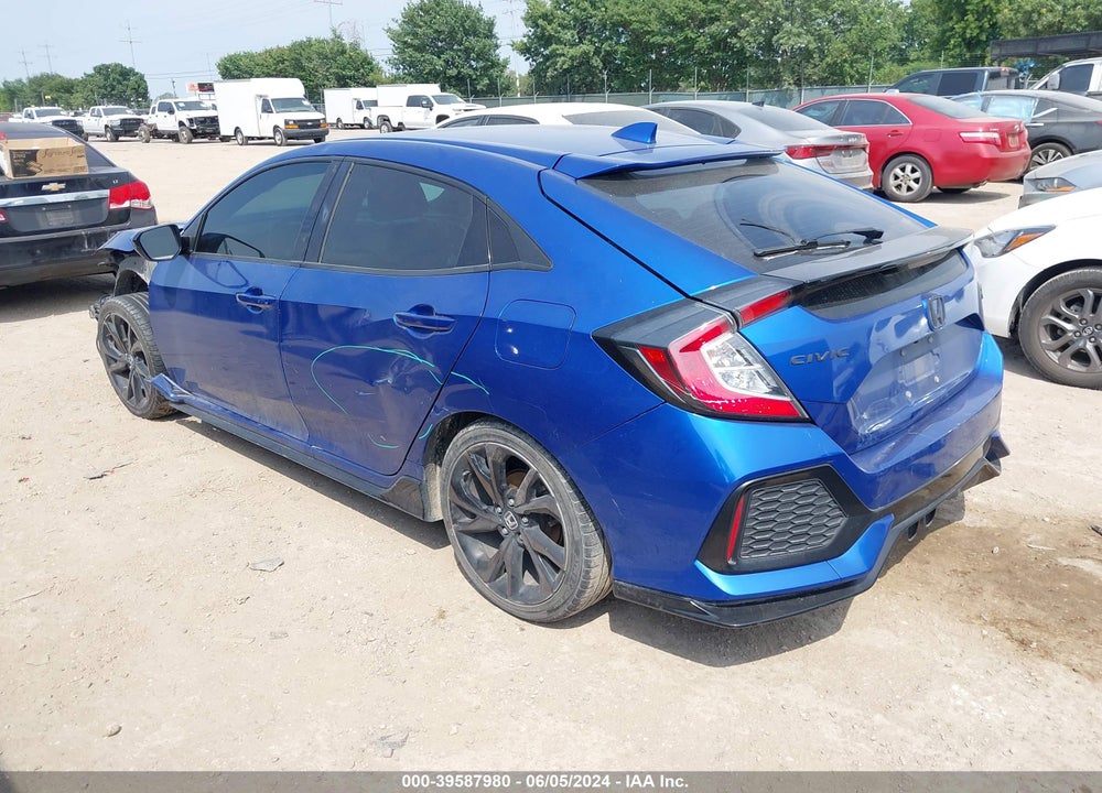 2018 HONDA CIVIC SPORT TOURING VIN: SHHFK7H97JU218826