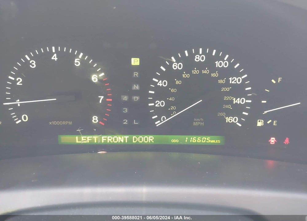 1999 LEXUS LS 400 VIN: JT8BH28F1X0161794