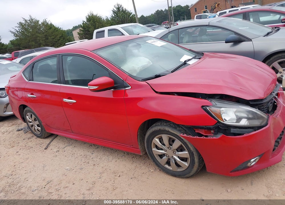 2016 NISSAN SENTRA SR VIN: 3N1AB7AP3GY268532