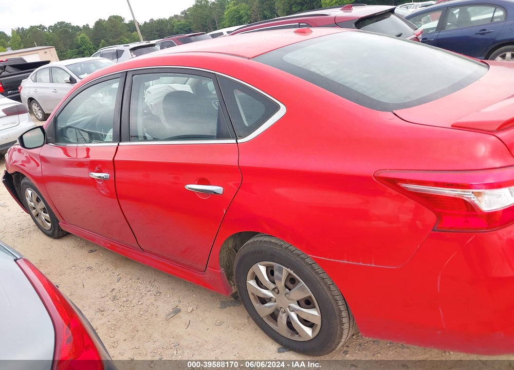 2016 NISSAN SENTRA SR VIN: 3N1AB7AP3GY268532