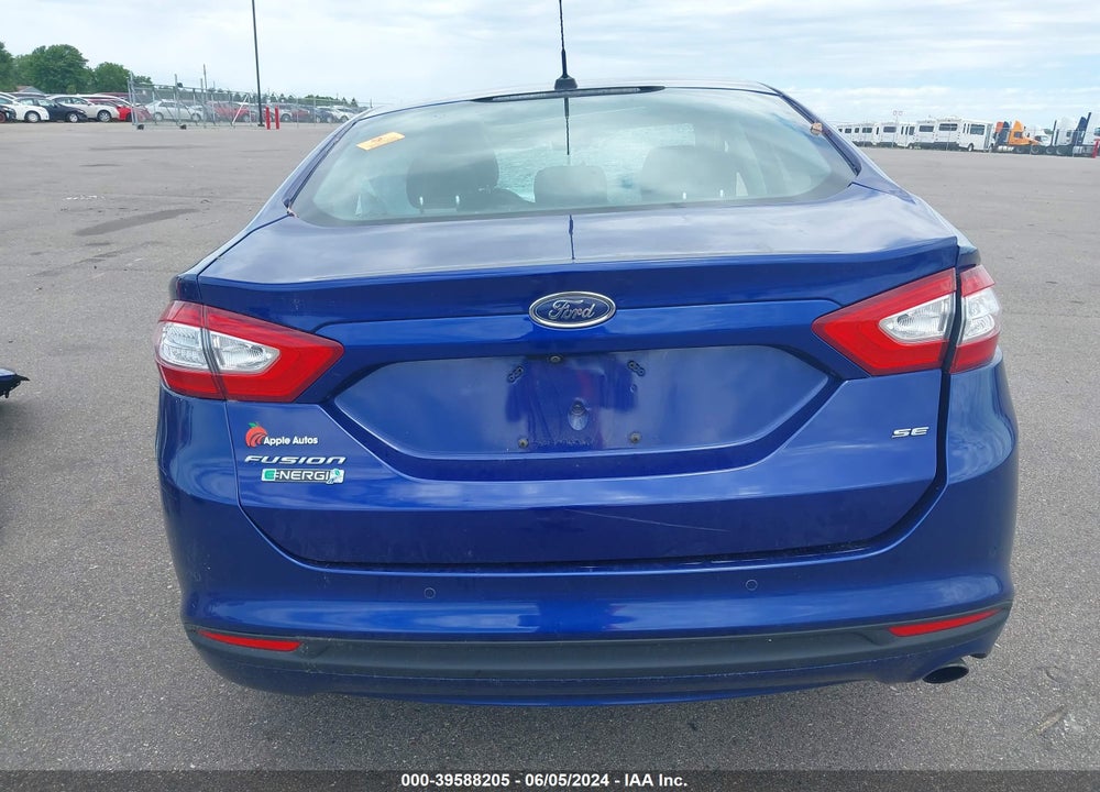 2016 FORD FUSION ENERGI SE LUXURY VIN: 3FA6P0PU5GR383738