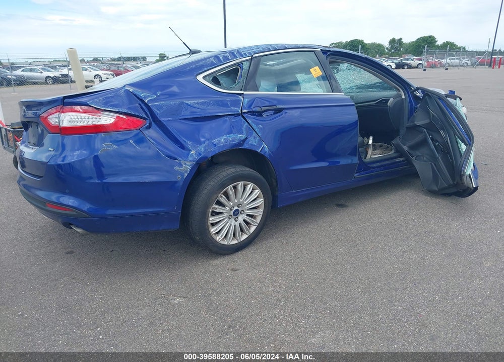 2016 FORD FUSION ENERGI SE LUXURY VIN: 3FA6P0PU5GR383738
