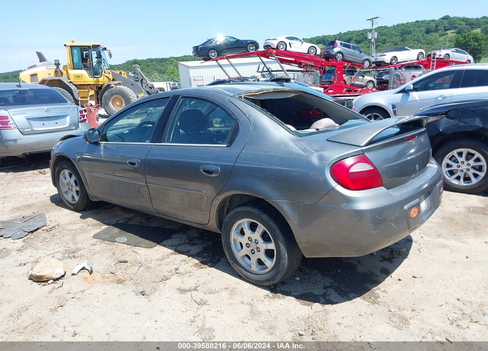 2005 DODGE NEON SXT VIN: 1B3ES56C85D285871