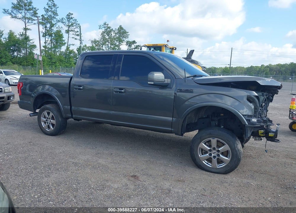 2016 FORD F-150 LARIAT VIN: 1FTEW1EG0GKF40821