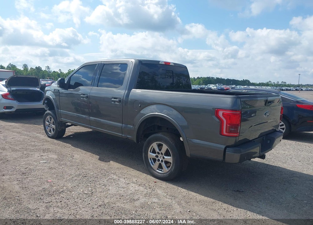 2016 FORD F-150 LARIAT VIN: 1FTEW1EG0GKF40821