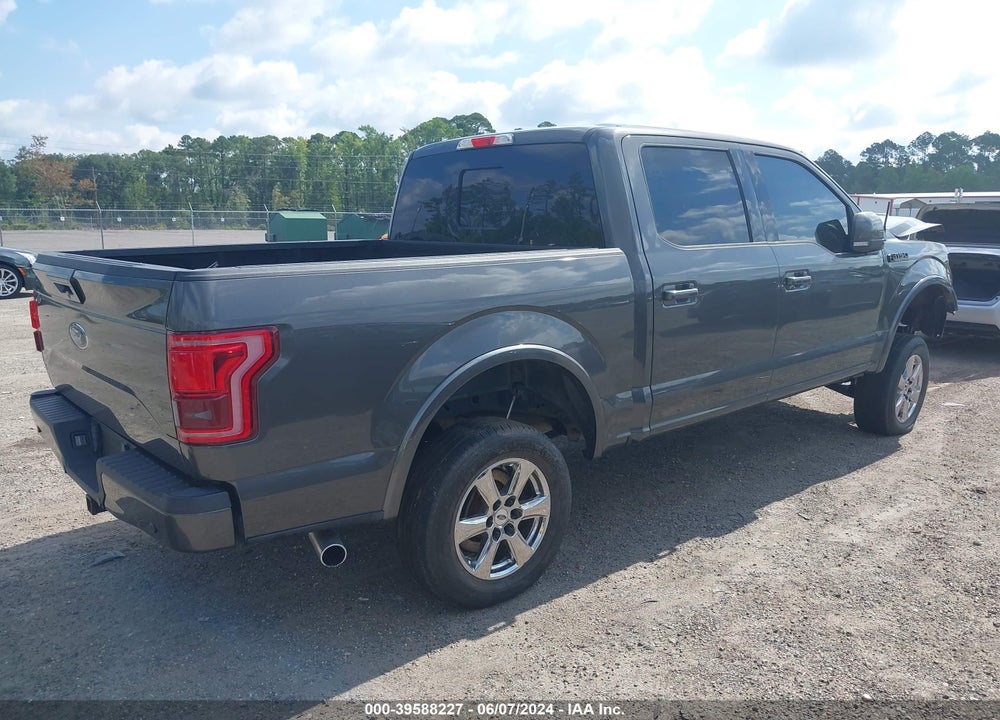 2016 FORD F-150 LARIAT VIN: 1FTEW1EG0GKF40821