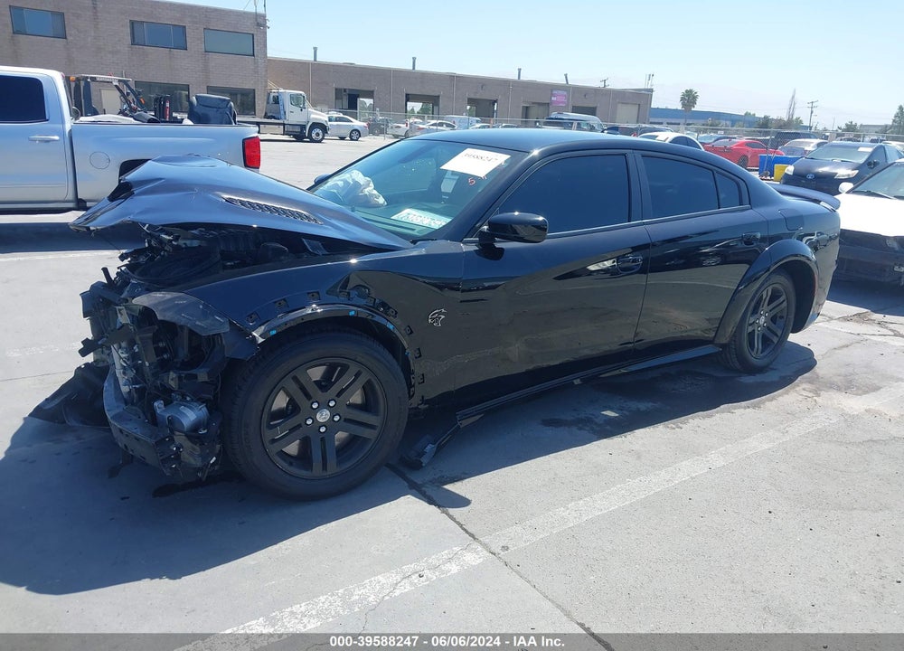 2022 DODGE CHARGER SRT JAILBREAK VIN: 2C3CDXL98NH180842