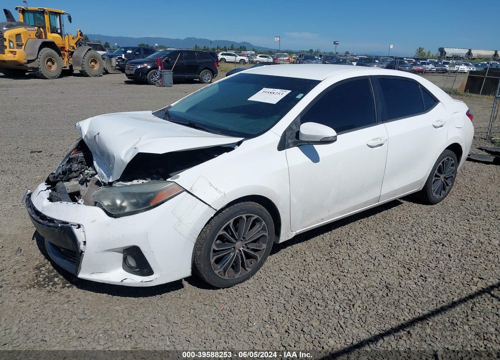 2014 TOYOTA COROLLA S PLUS VIN: 5YFBURHE3EP020242