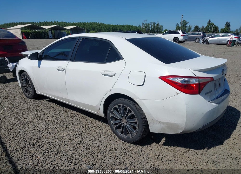 2014 TOYOTA COROLLA S PLUS VIN: 5YFBURHE3EP020242