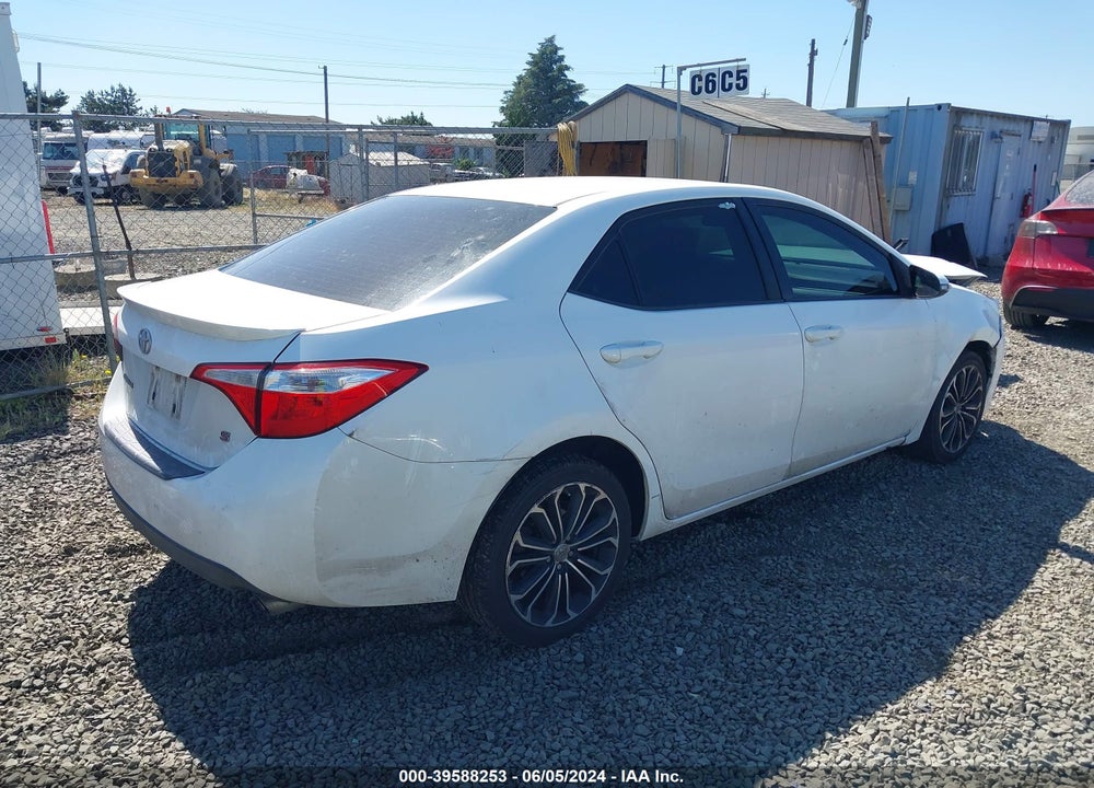 2014 TOYOTA COROLLA S PLUS VIN: 5YFBURHE3EP020242
