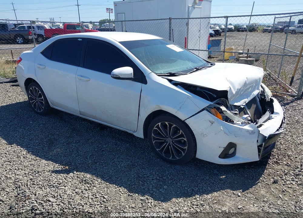 2014 TOYOTA COROLLA S PLUS VIN: 5YFBURHE3EP020242