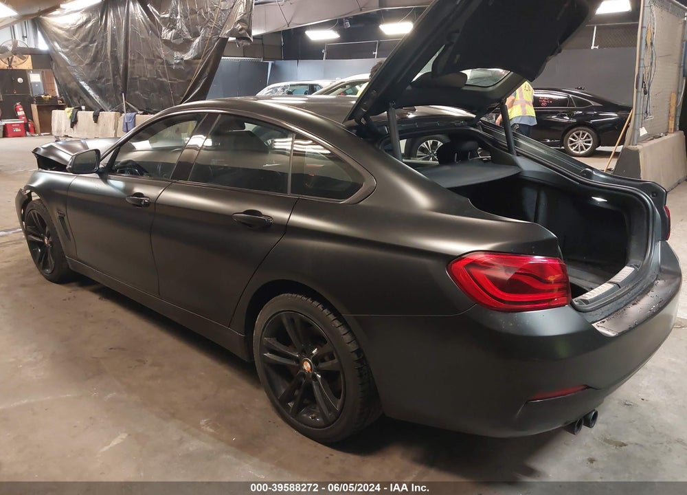 2018 BMW 430I GRAN COUPE XDRIVE VIN: WBA4J3C50JBB97703
