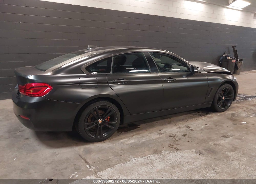 2018 BMW 430I GRAN COUPE XDRIVE VIN: WBA4J3C50JBB97703