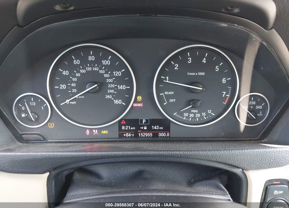 2016 BMW 320I VIN: WBA8E1G5XGNT35269