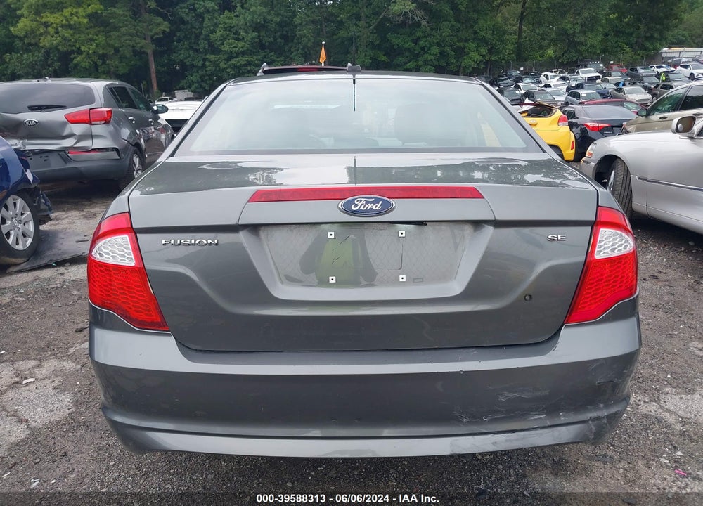 2012 FORD FUSION SE VIN: 3FAHP0HA8CR114995