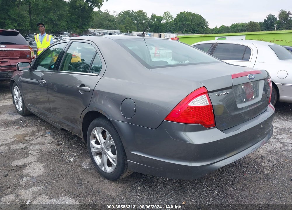 2012 FORD FUSION SE VIN: 3FAHP0HA8CR114995