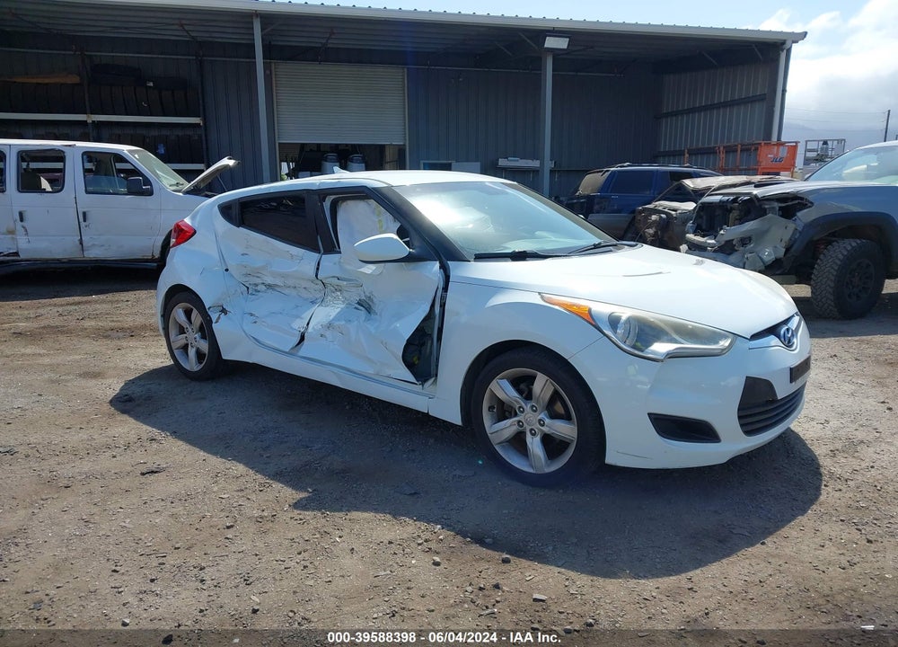 2012 HYUNDAI VELOSTER BASE W/GRAY VIN: KMHTC6ADXCU052219