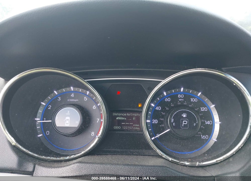 2013 HYUNDAI SONATA SE VIN: 5NPEC4AC7DH507709