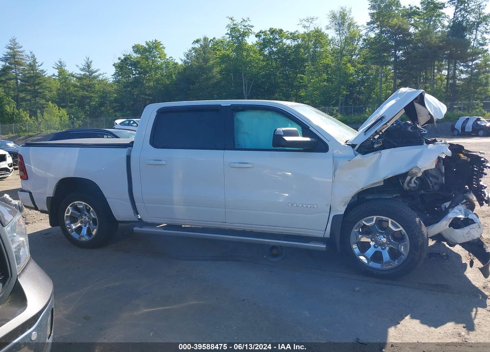 2019 RAM 1500 BIG HORN/LONE STAR 4X4 5'7 BOX VIN: 1C6SRFFT2KN692651