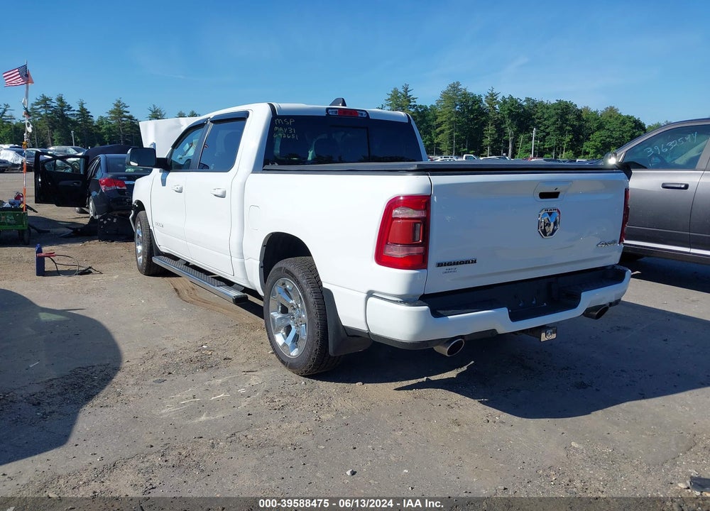 2019 RAM 1500 BIG HORN/LONE STAR 4X4 5'7 BOX VIN: 1C6SRFFT2KN692651