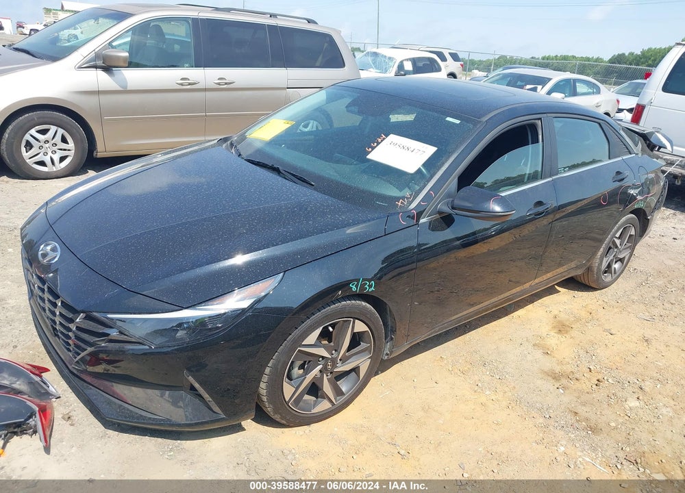 2021 HYUNDAI ELANTRA SEL VIN: KMHLN4AG2MU120023
