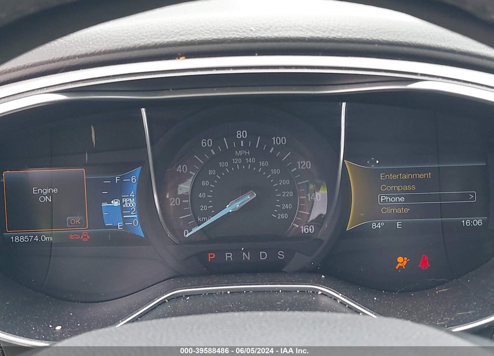 2016 FORD FUSION SE VIN: 3FA6P0H72GR289695