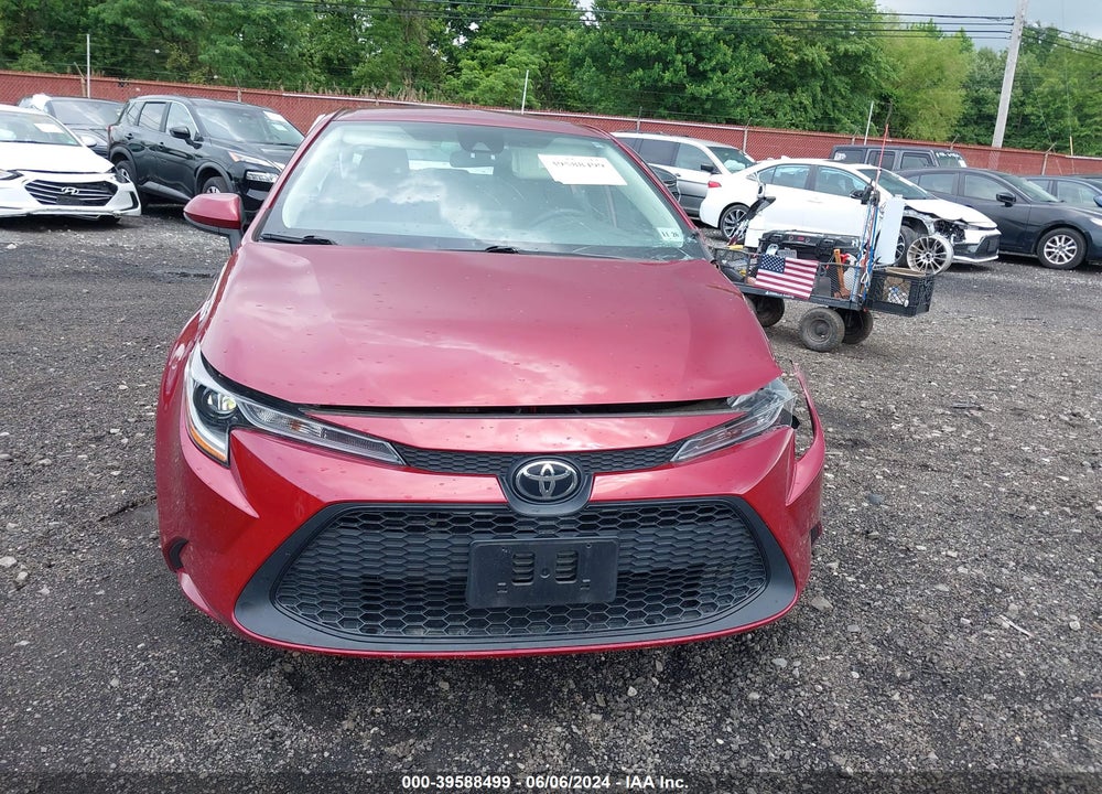 2022 TOYOTA COROLLA LE VIN: 5YFEPMAE4NP290548