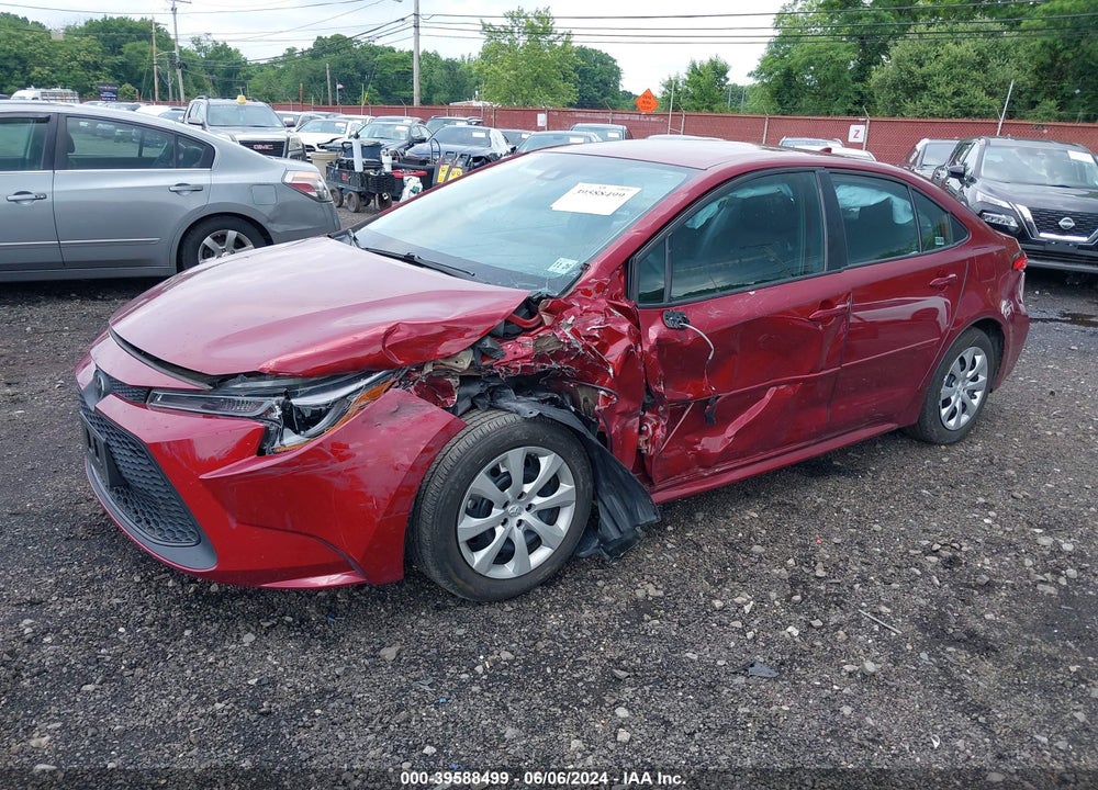 2022 TOYOTA COROLLA LE VIN: 5YFEPMAE4NP290548