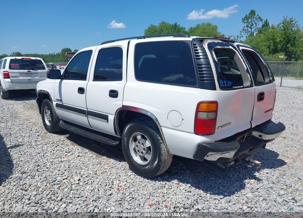 2003 CHEVROLET TAHOE LS VIN: 1GNEC13V43J212156