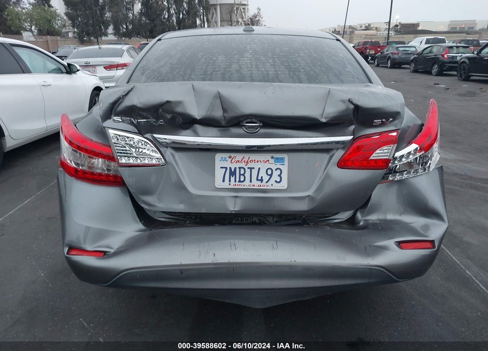 2015 NISSAN SENTRA SV VIN: 3N1AB7AP6FY300954