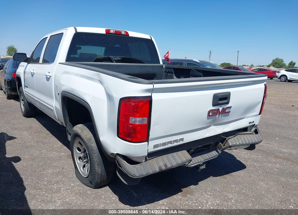 2018 GMC SIERRA 1500 SLE VIN: 3GTP1MEC7JG262892