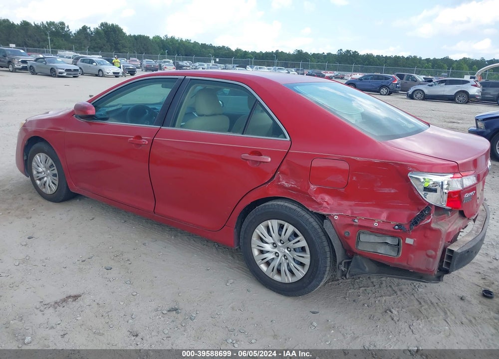 2013 TOYOTA CAMRY L VIN: 4T1BF1FKXDU710801
