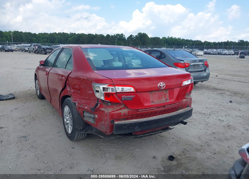 2013 TOYOTA CAMRY L VIN: 4T1BF1FKXDU710801