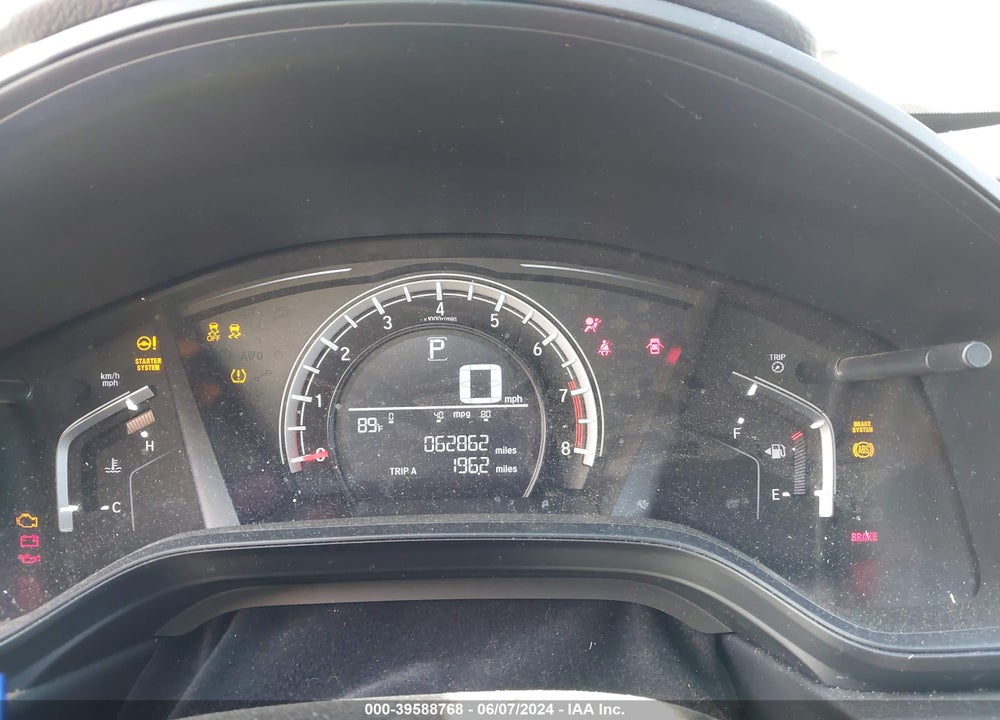 2019 HONDA CR-V LX VIN: 2HKRW5H35KH415774
