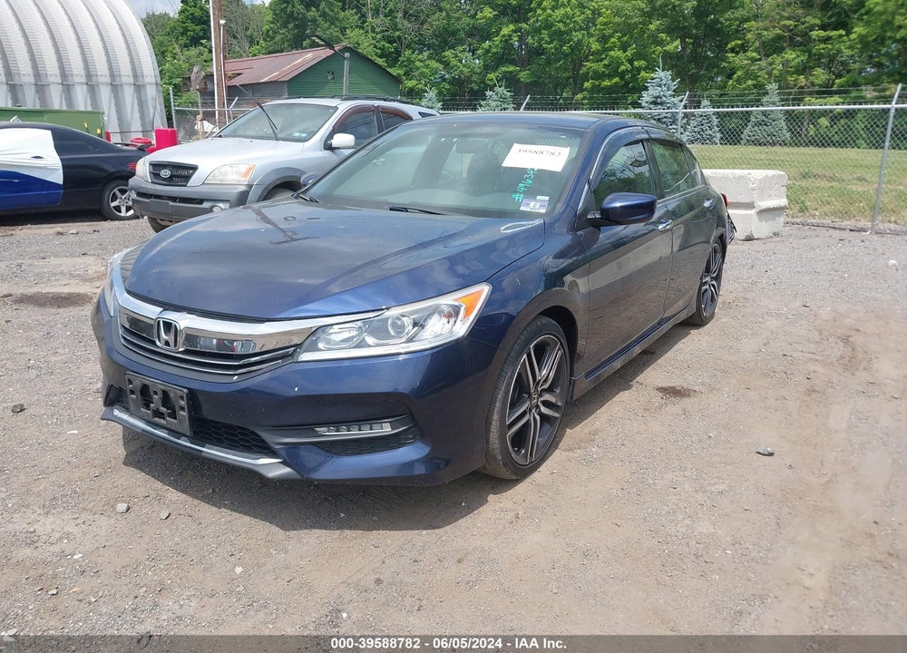 2017 HONDA ACCORD SPORT SE VIN: 1HGCR2F13HA146592