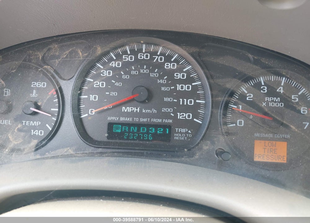 2001 CHEVROLET IMPALA LS VIN: 2G1WH55K619230927