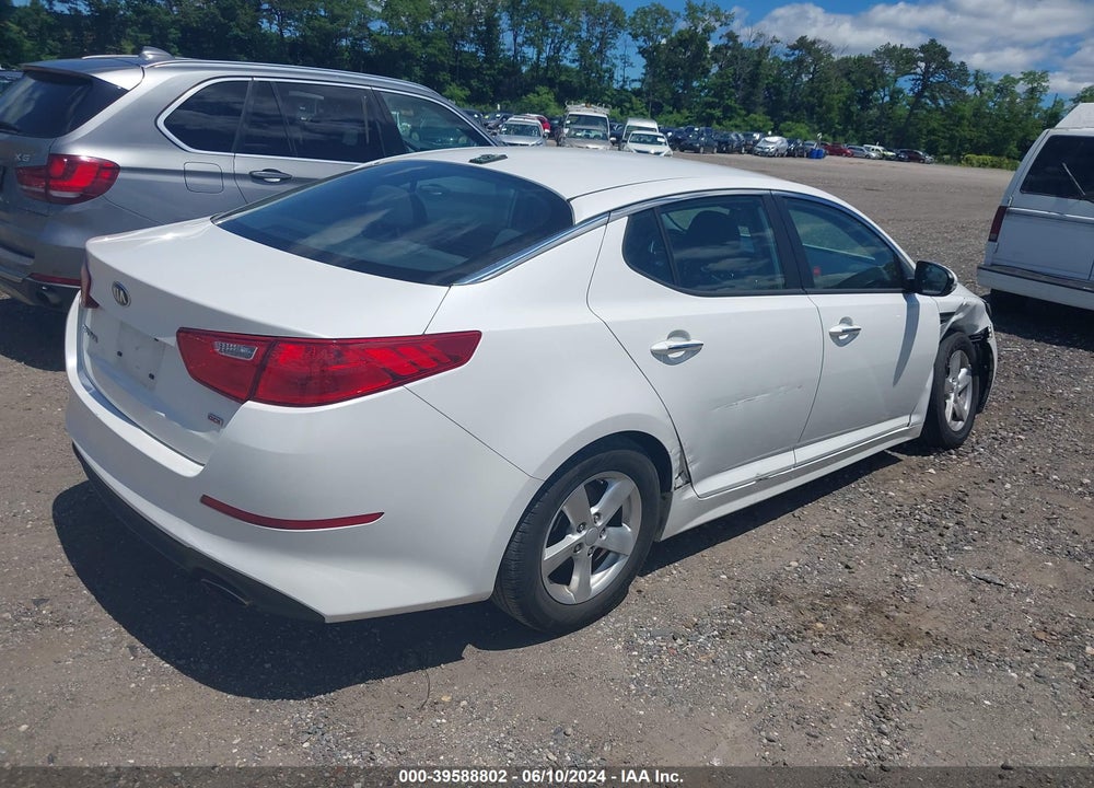 2015 KIA OPTIMA LX VIN: KNAGM4A74F5631347