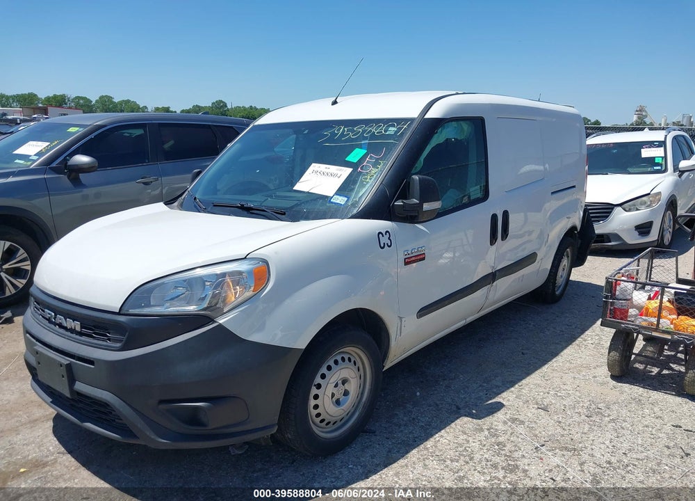 2021 RAM PROMASTER CITY TRADESMAN VIN: ZFBHRFABXM6U05591