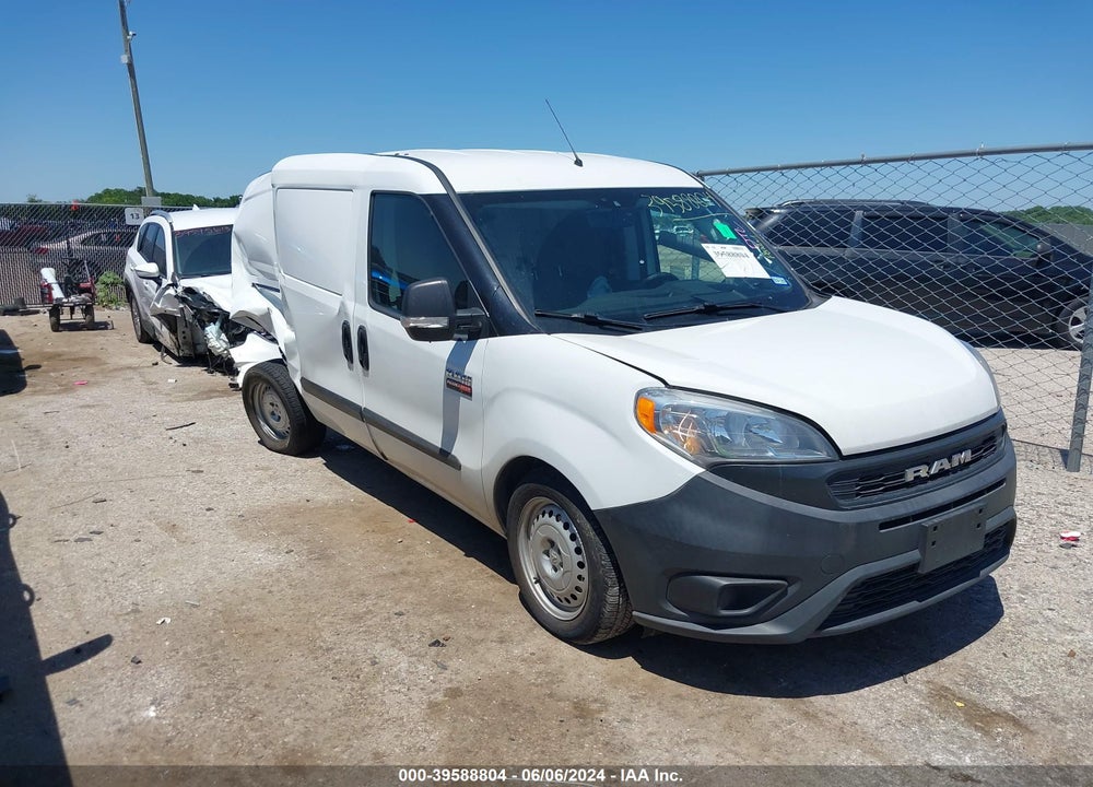 2021 RAM PROMASTER CITY TRADESMAN VIN: ZFBHRFABXM6U05591
