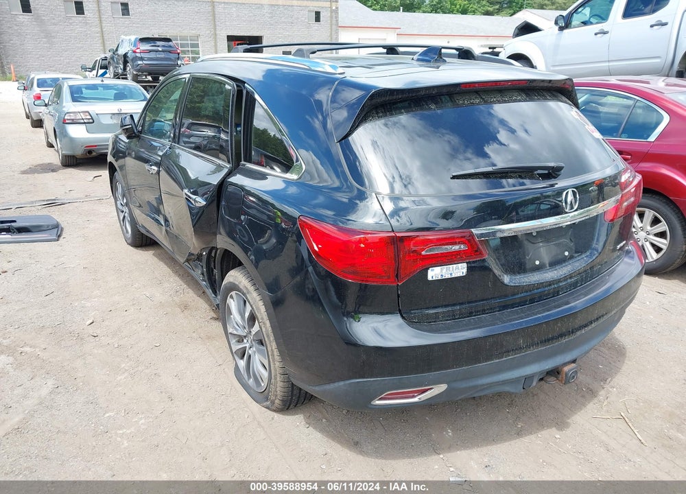 2015 ACURA MDX VIN: 5FRYD4H44FB008990