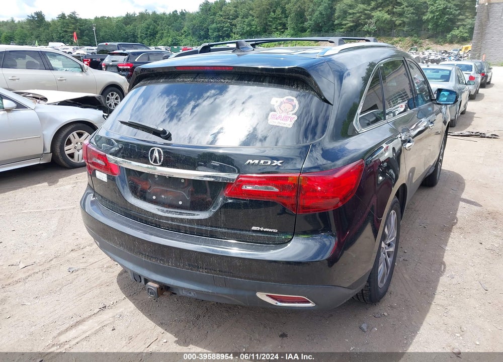 2015 ACURA MDX VIN: 5FRYD4H44FB008990