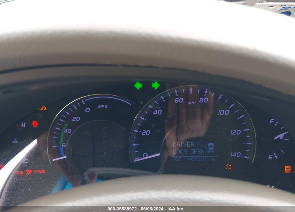 2011 TOYOTA CAMRY HYBRID VIN: 4T1BB3EK7BU135269