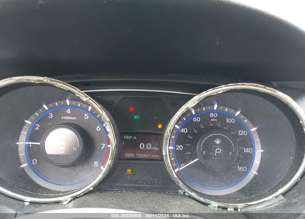 2012 HYUNDAI SONATA GLS VIN: 5NPEB4AC0CH480564