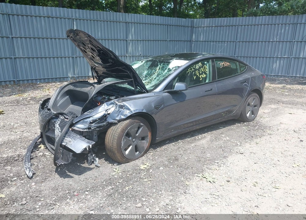 2022 TESLA MODEL 3 REAR-WHEEL DRIVE VIN: 5YJ3E1EA9NF339547